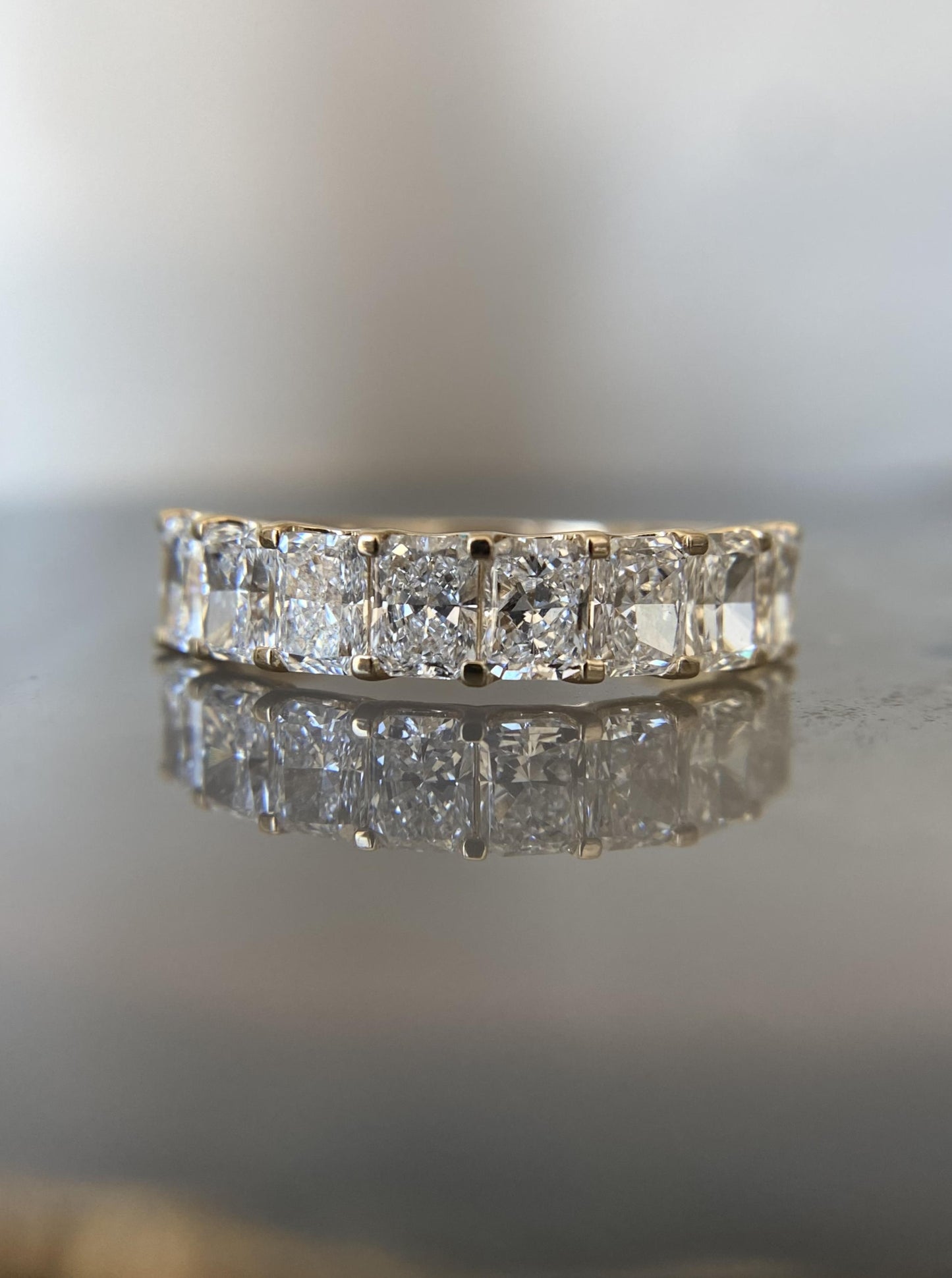 Radinat Cut Lab Diamond Band