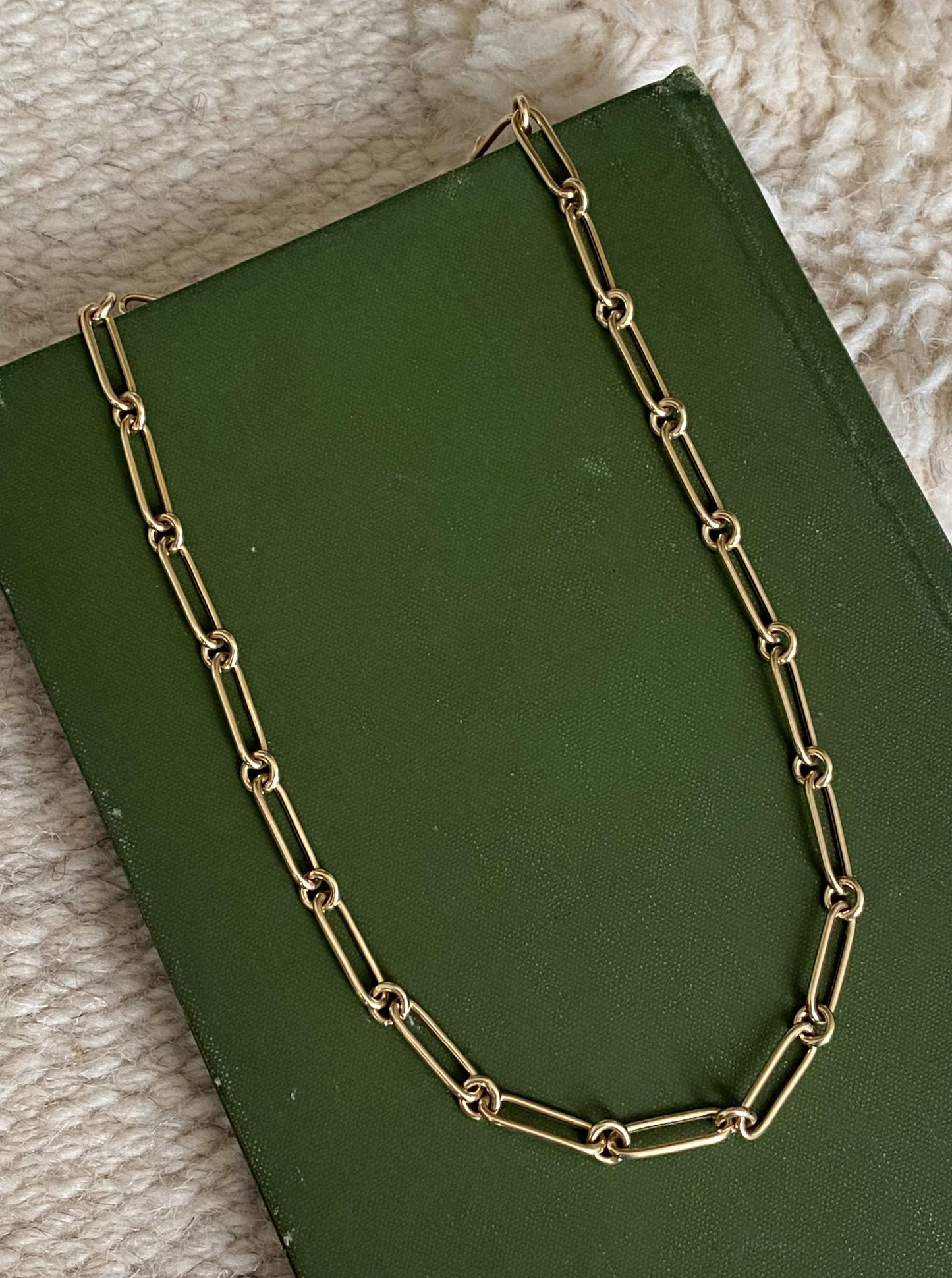Round & Oval Paperclip Chain