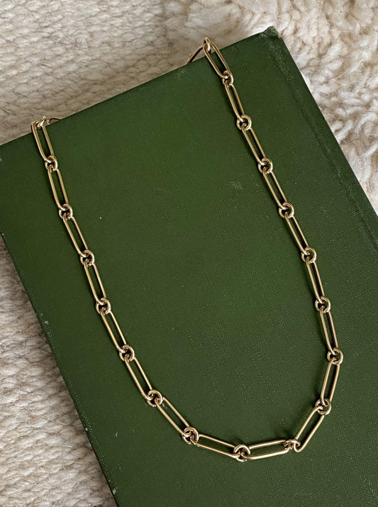 Round & Oval Paperclip Chain