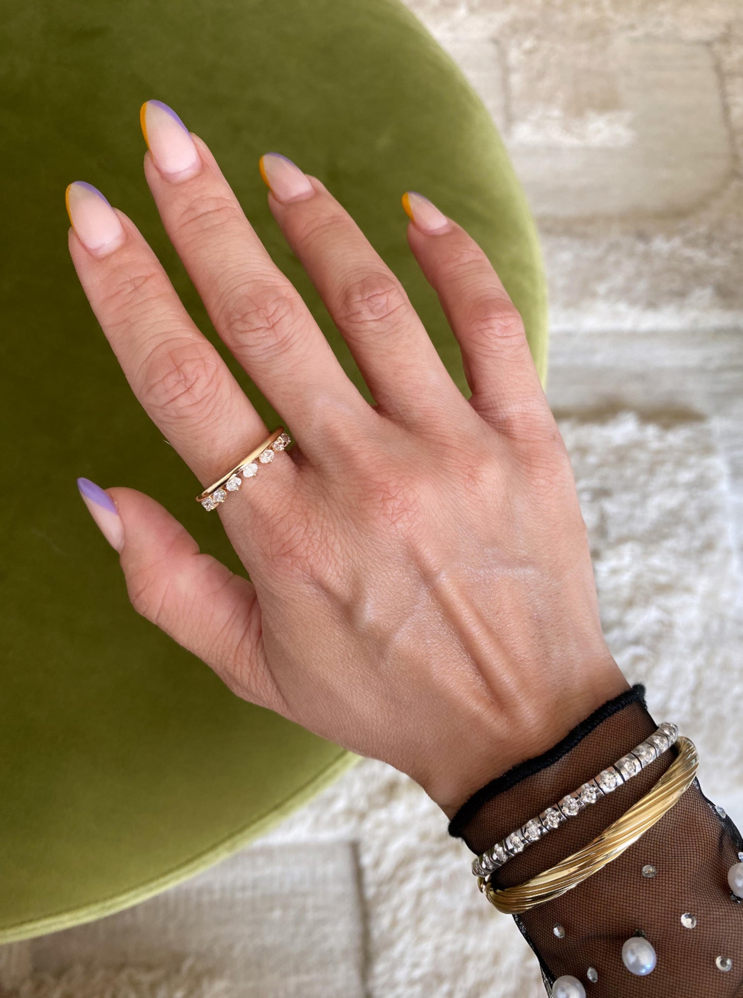 Eternity Oval Lab Diamond Band
