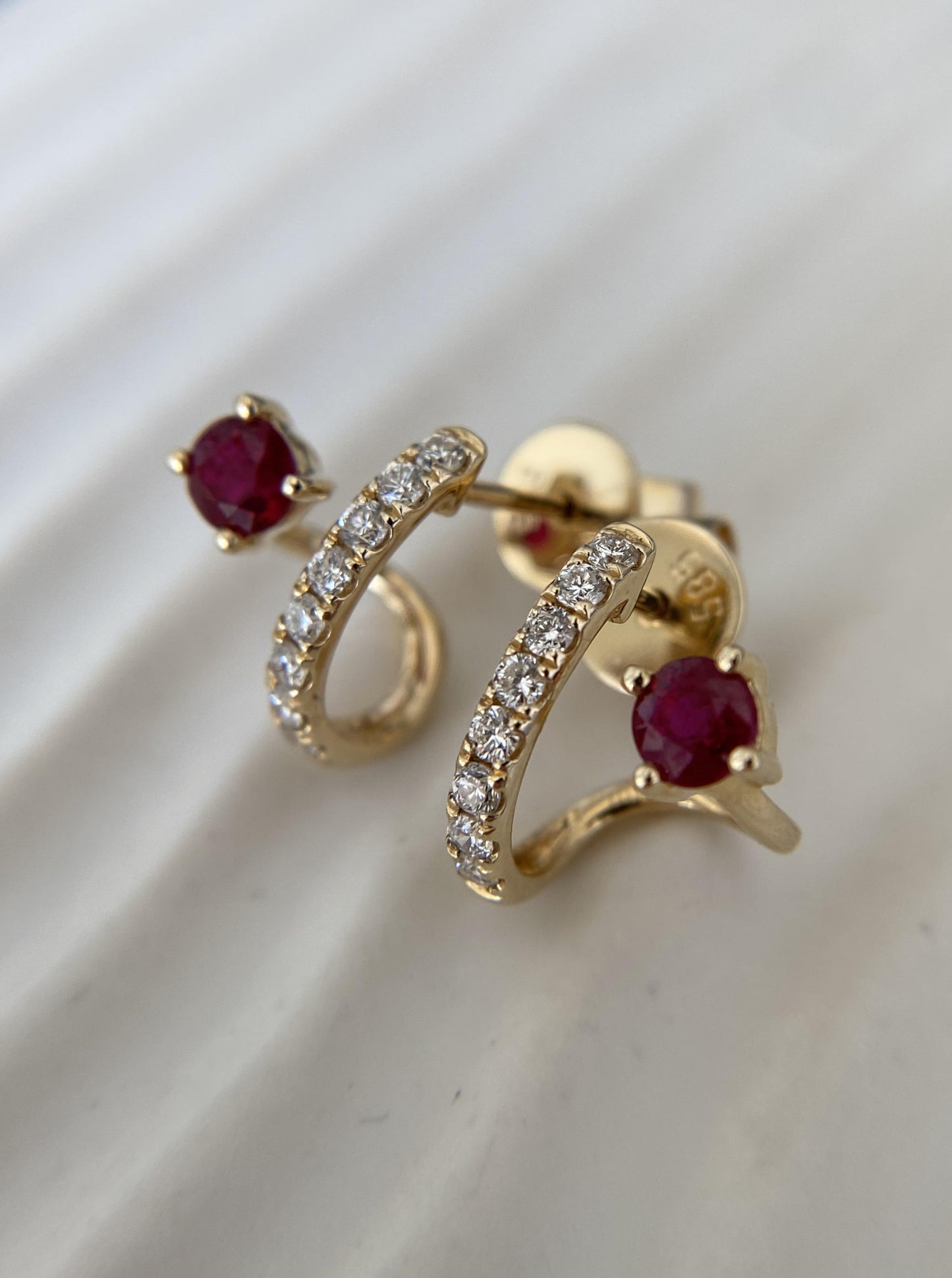 Ruby Grab Earrings