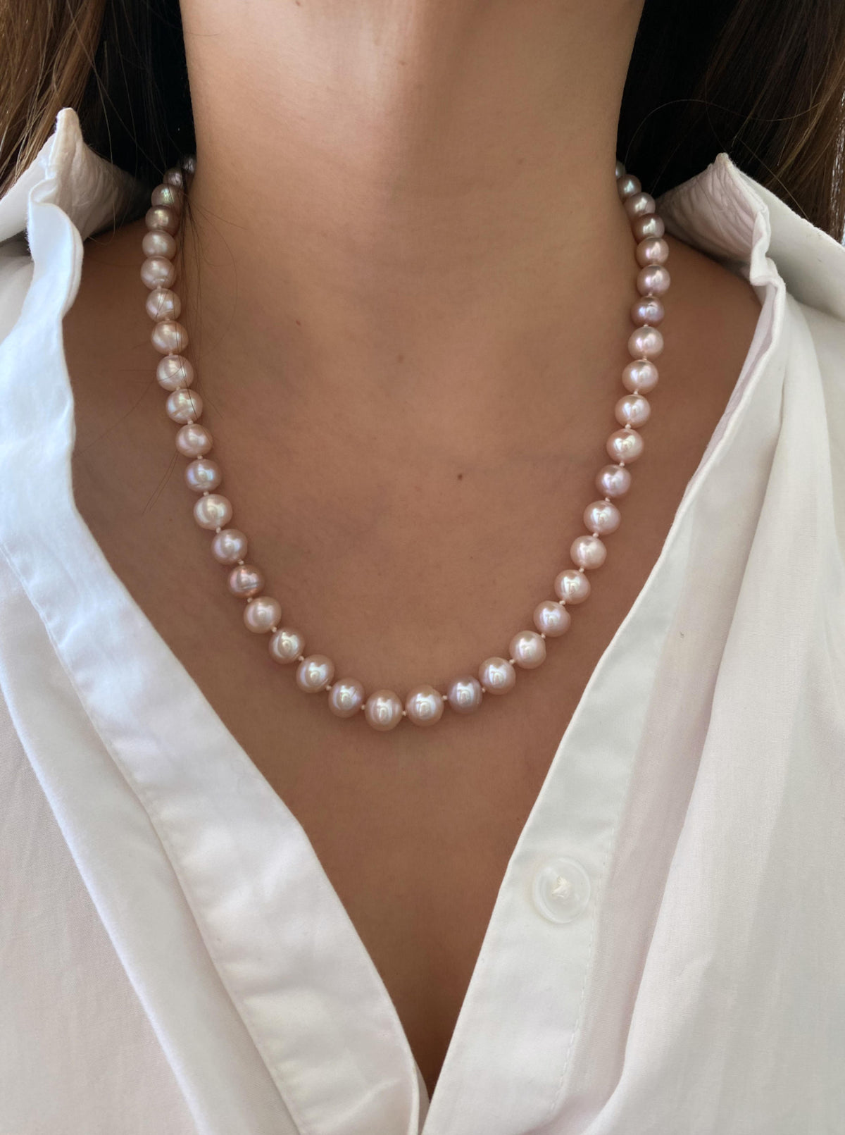 Pink Pearl Necklace