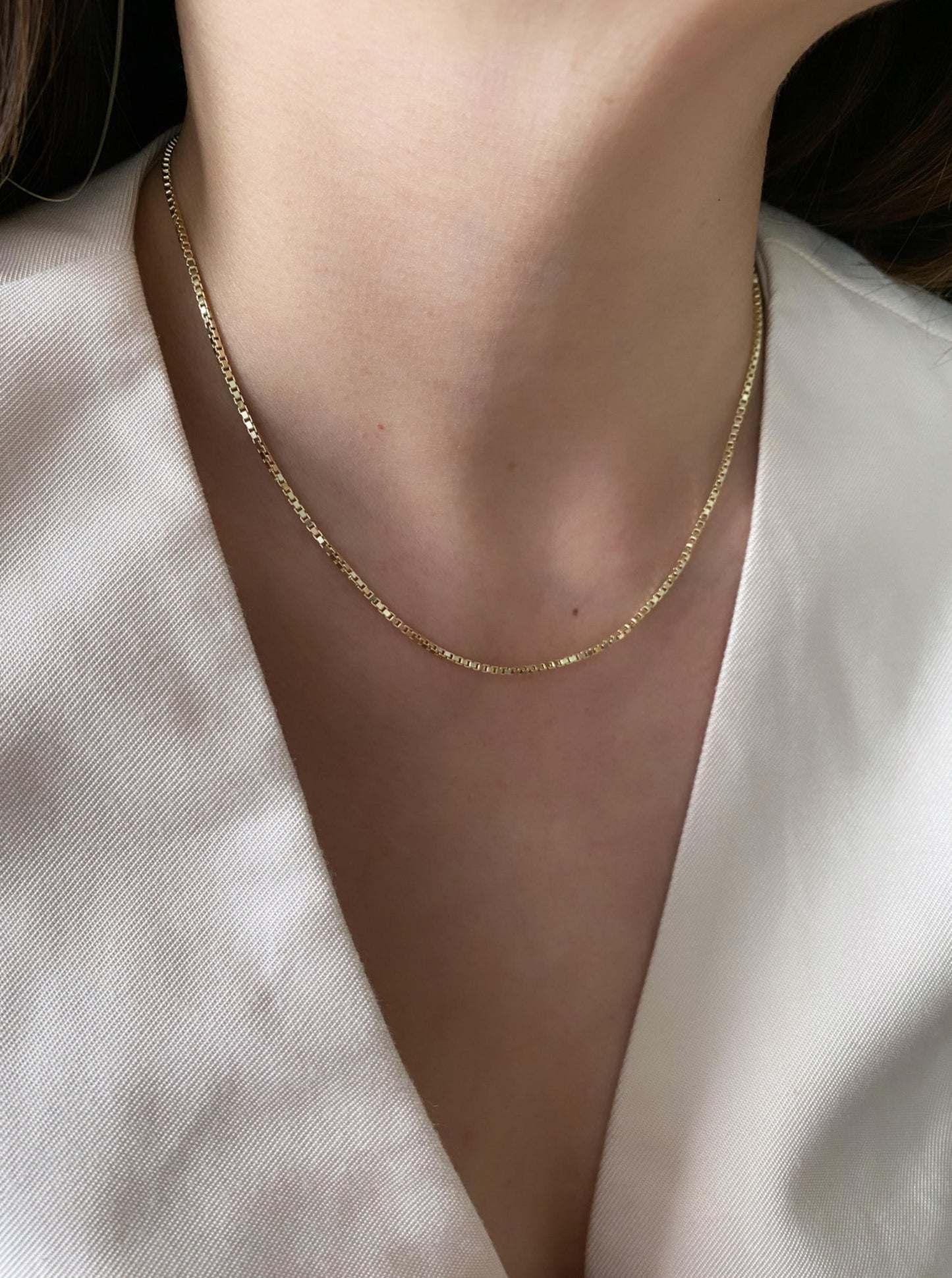 14K Box Chain