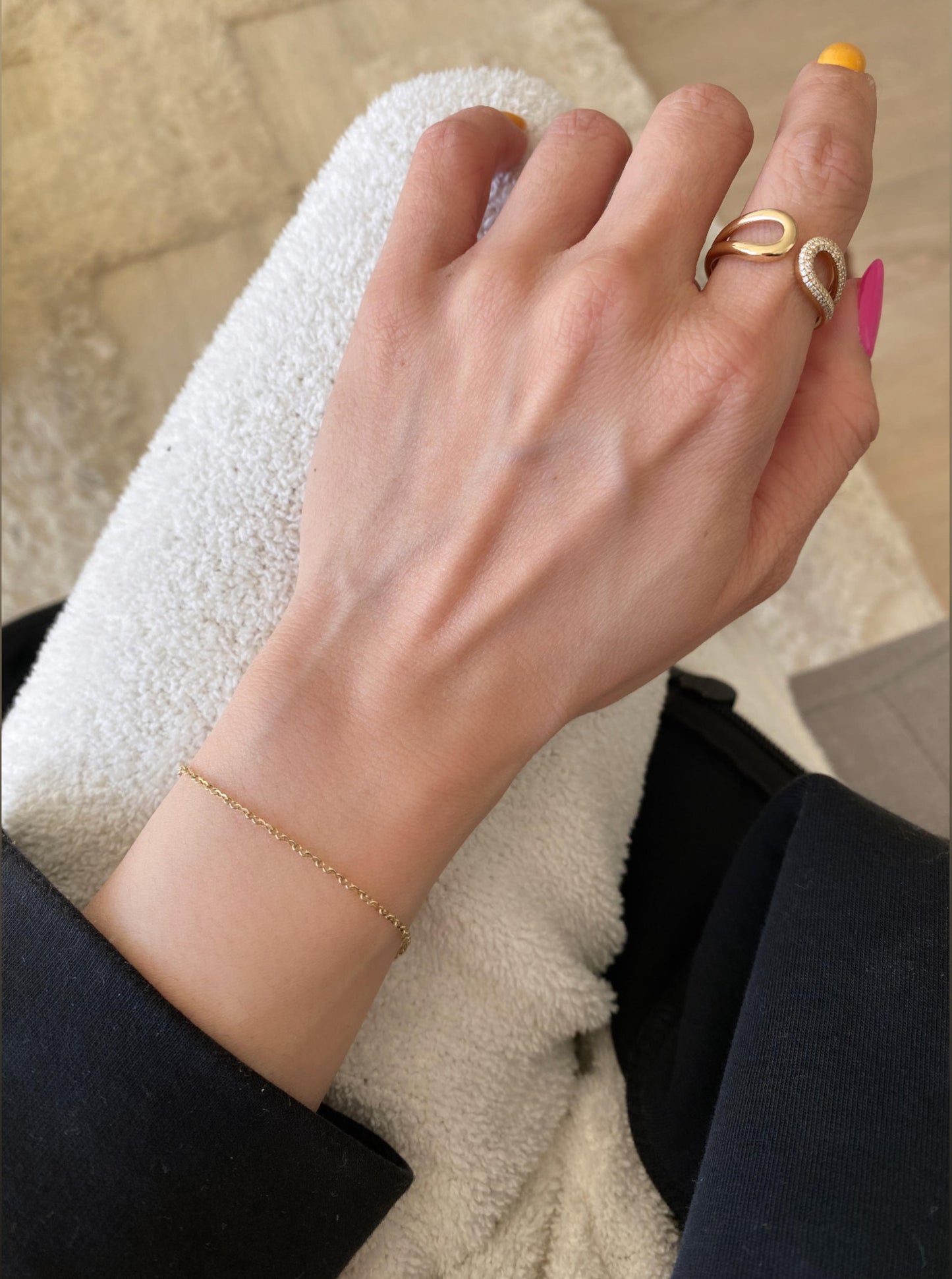 Infinity halo Chain Bracelet