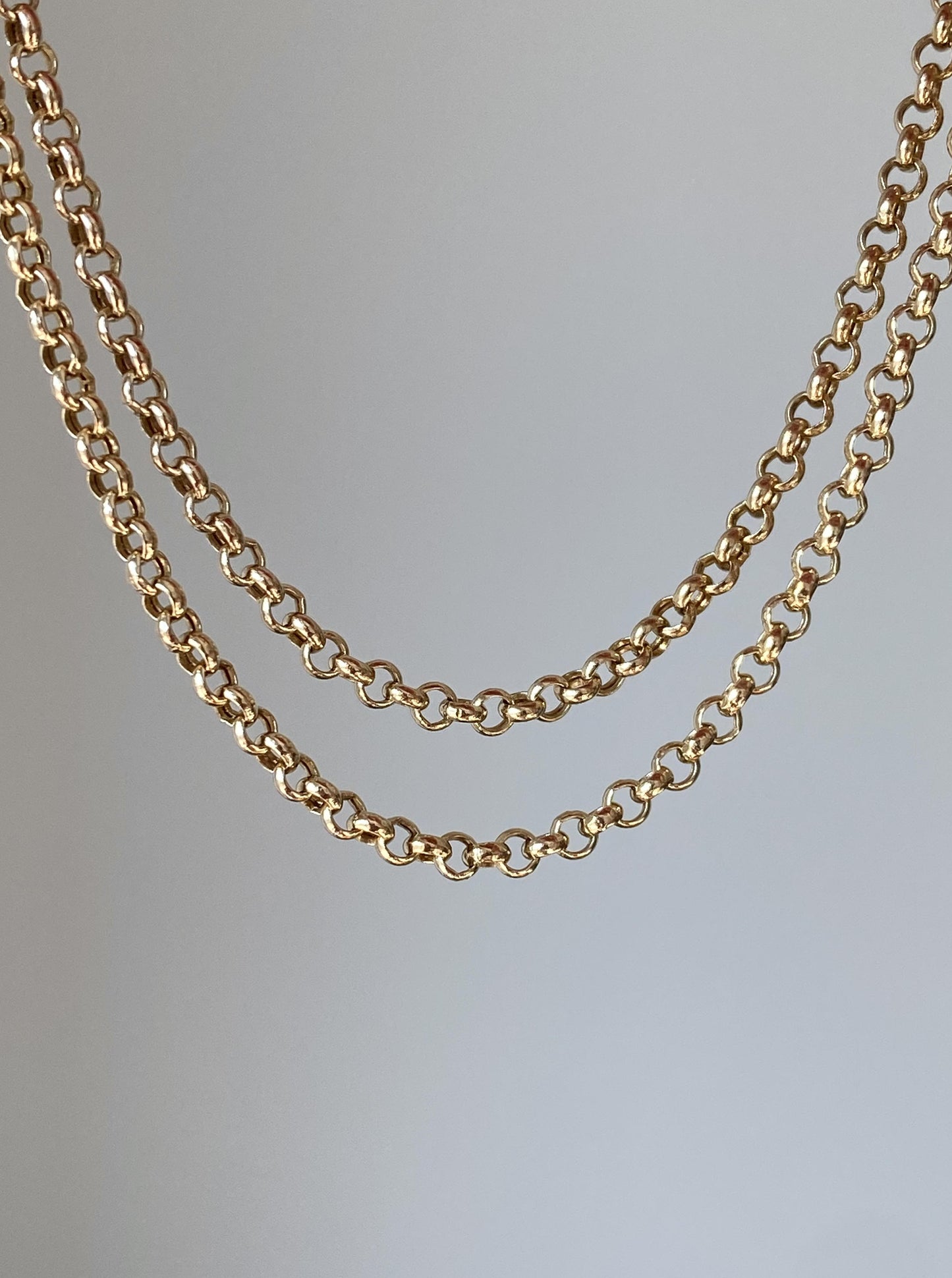 18" Dainty Round Rolo Chain