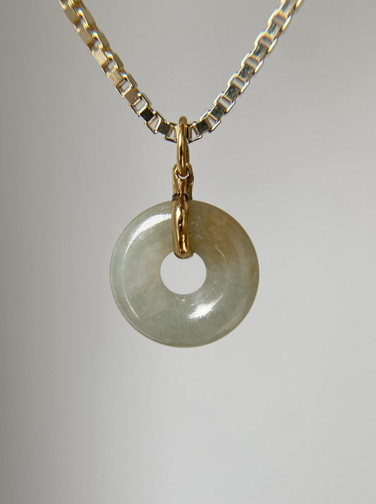 Jade Coin Charm