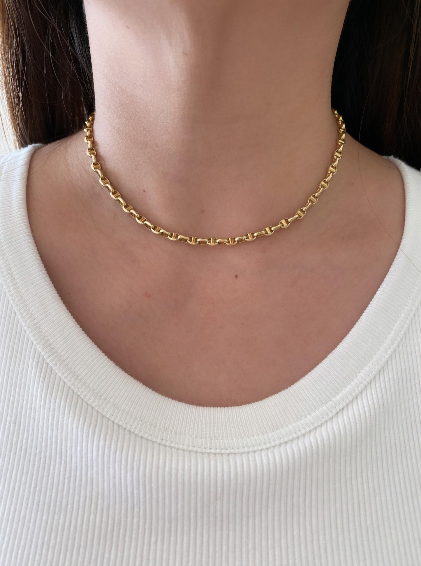 Anchor Choker Necklace