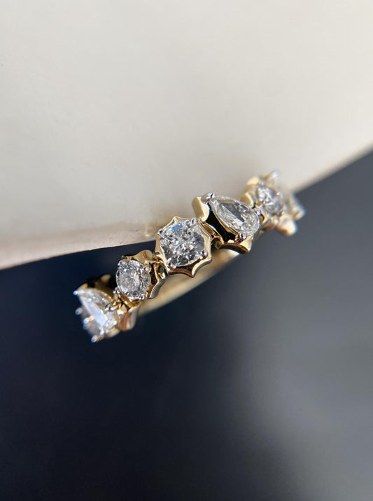 Muti Celestial Shape Diamond Ring