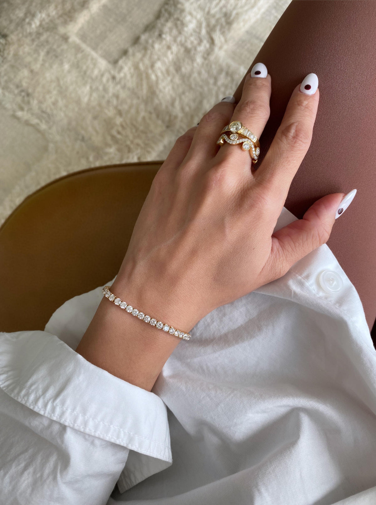 6.07 Carats Lab Diamond Bracelet