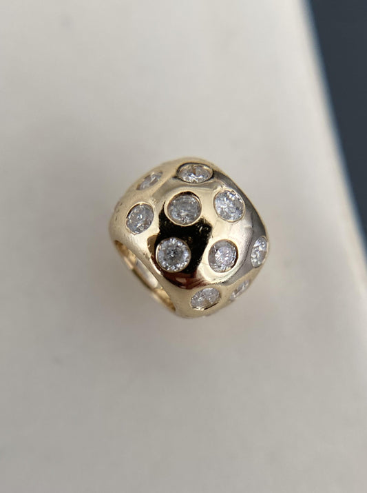 Diamond Spacer Charm