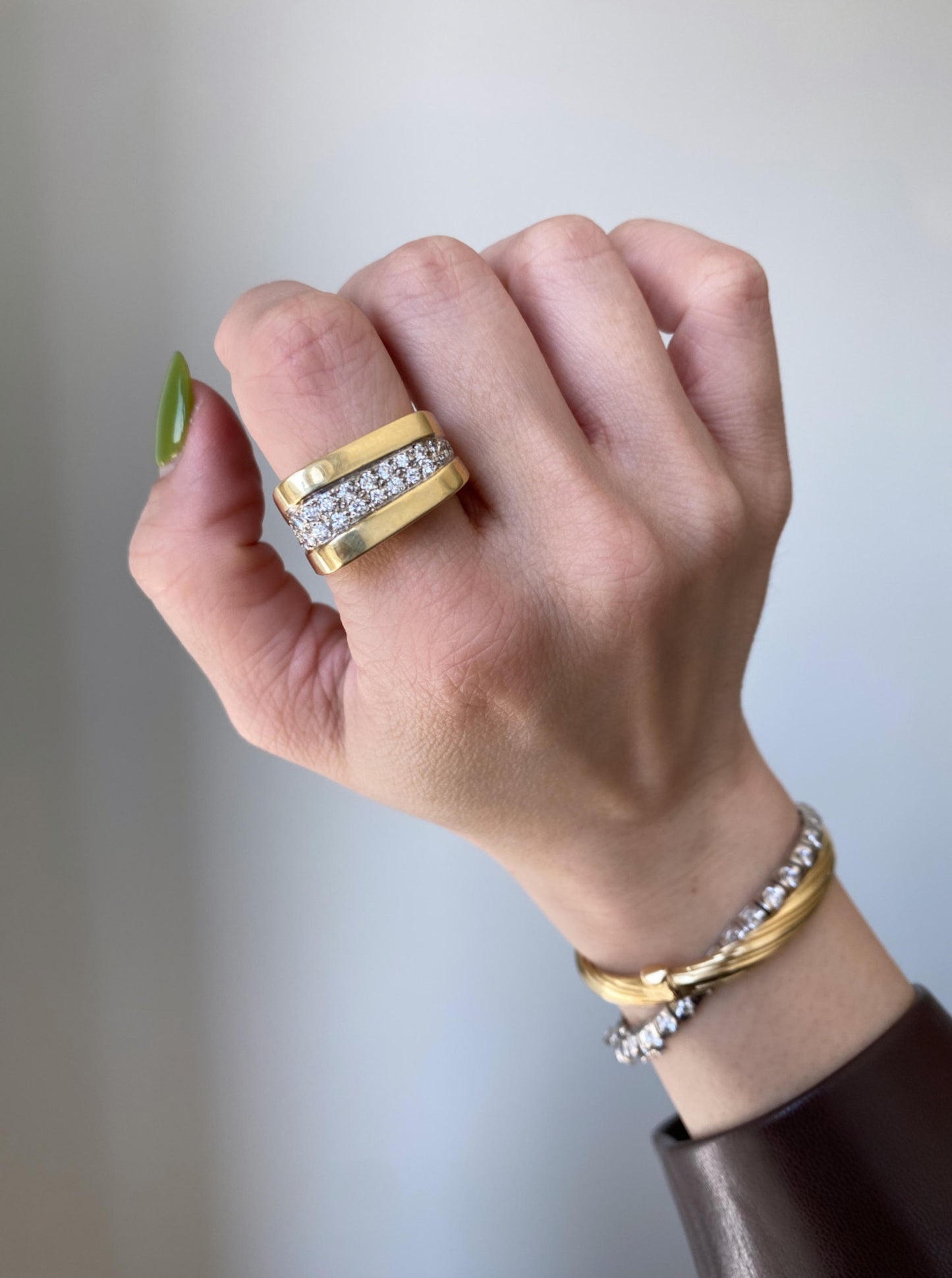 Estate Big Mac Diamond Band