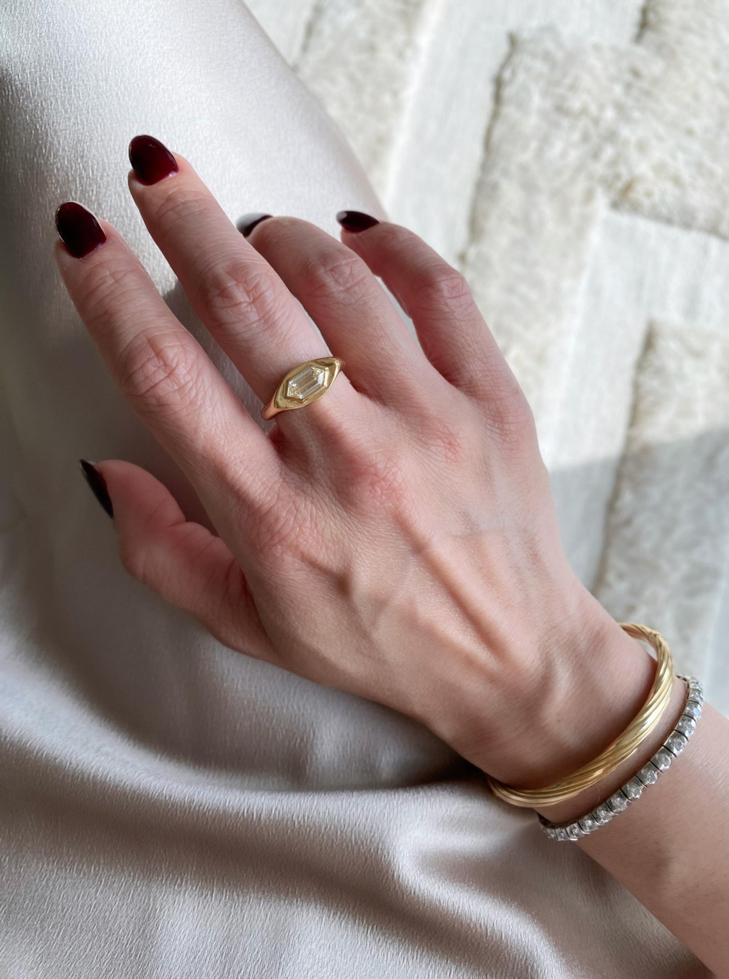 Hexagon Signet Ring