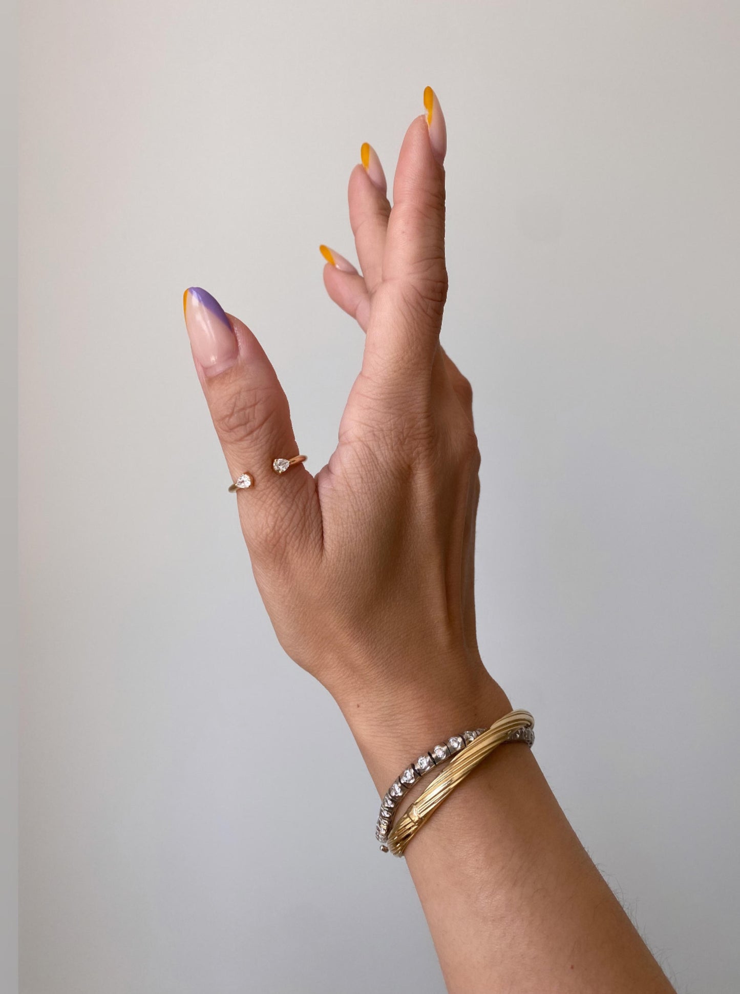 Open Lab Diamond Ring