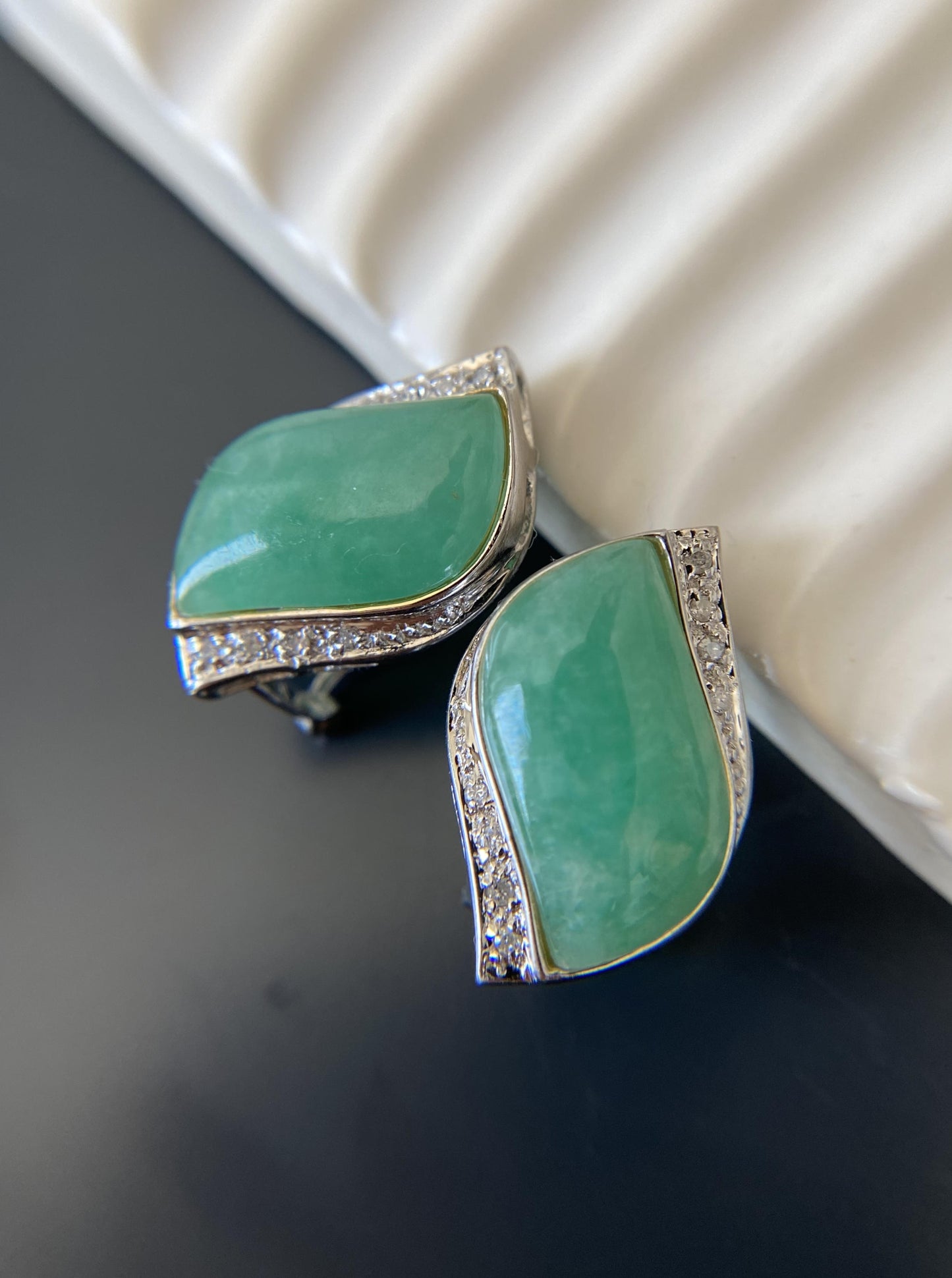 Statement Jade Earrings