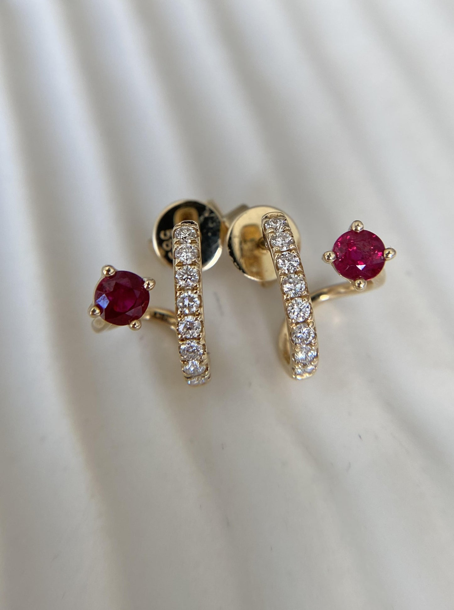 Ruby Grab Earrings