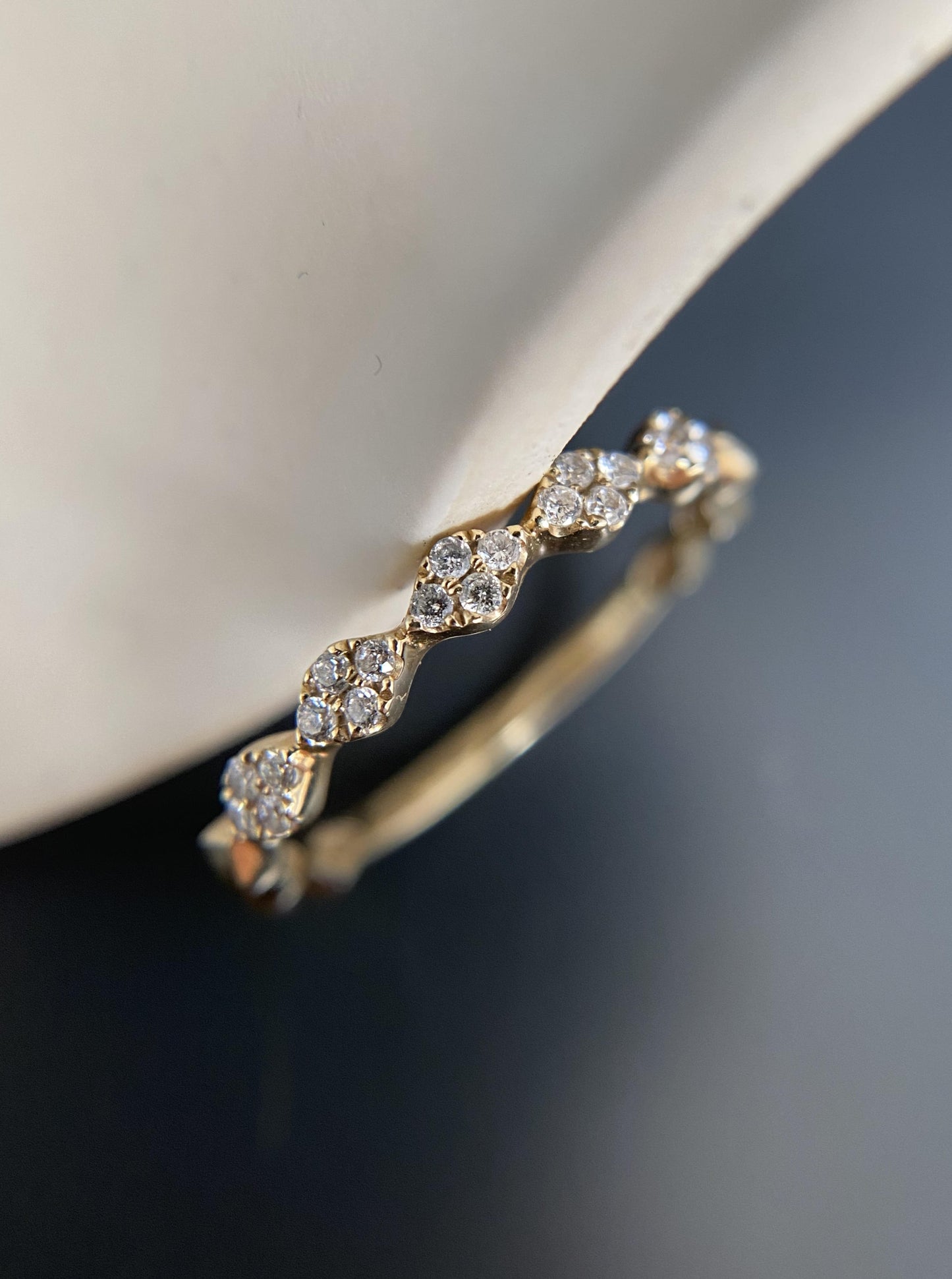 Dainty Marquise Diamond Band