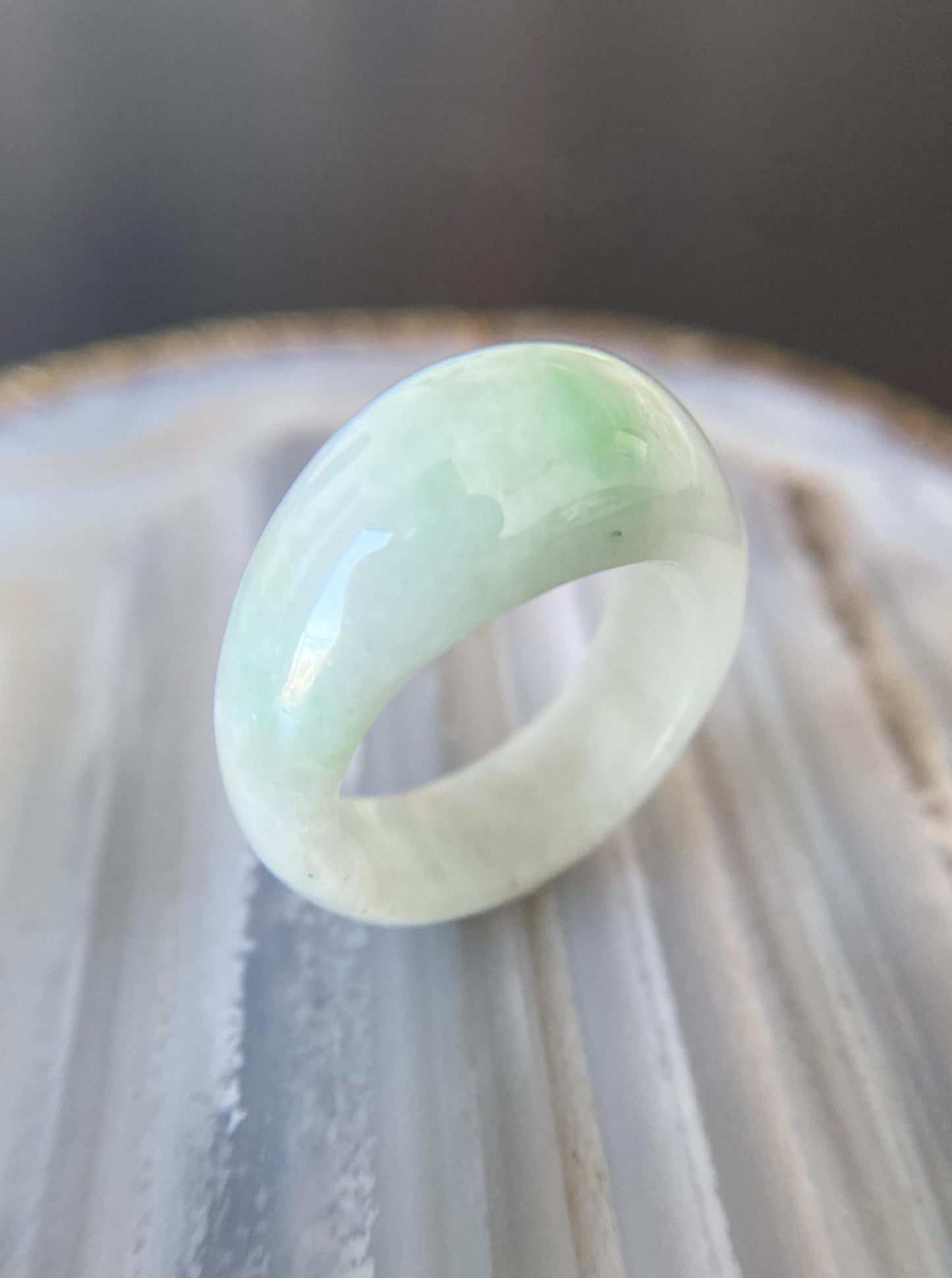 Chunky Dome Jade Band