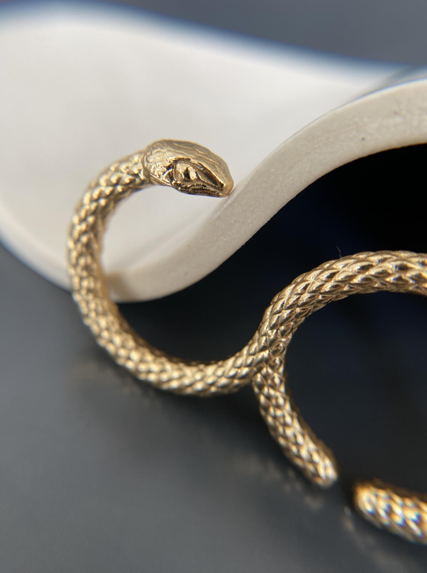 Triple Snake Ring