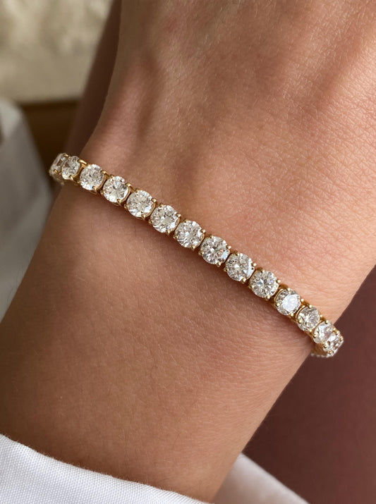 8.06 Carats Lab Diamond Bracelet