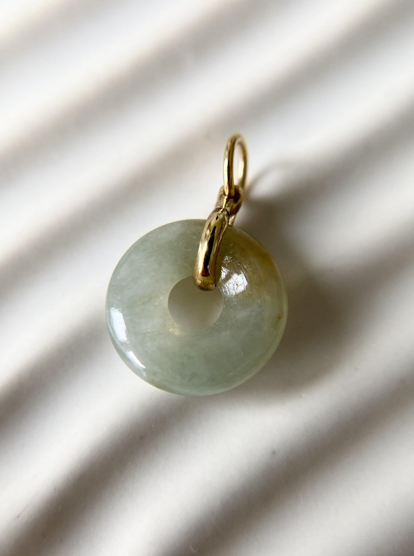 Jade Coin Charm
