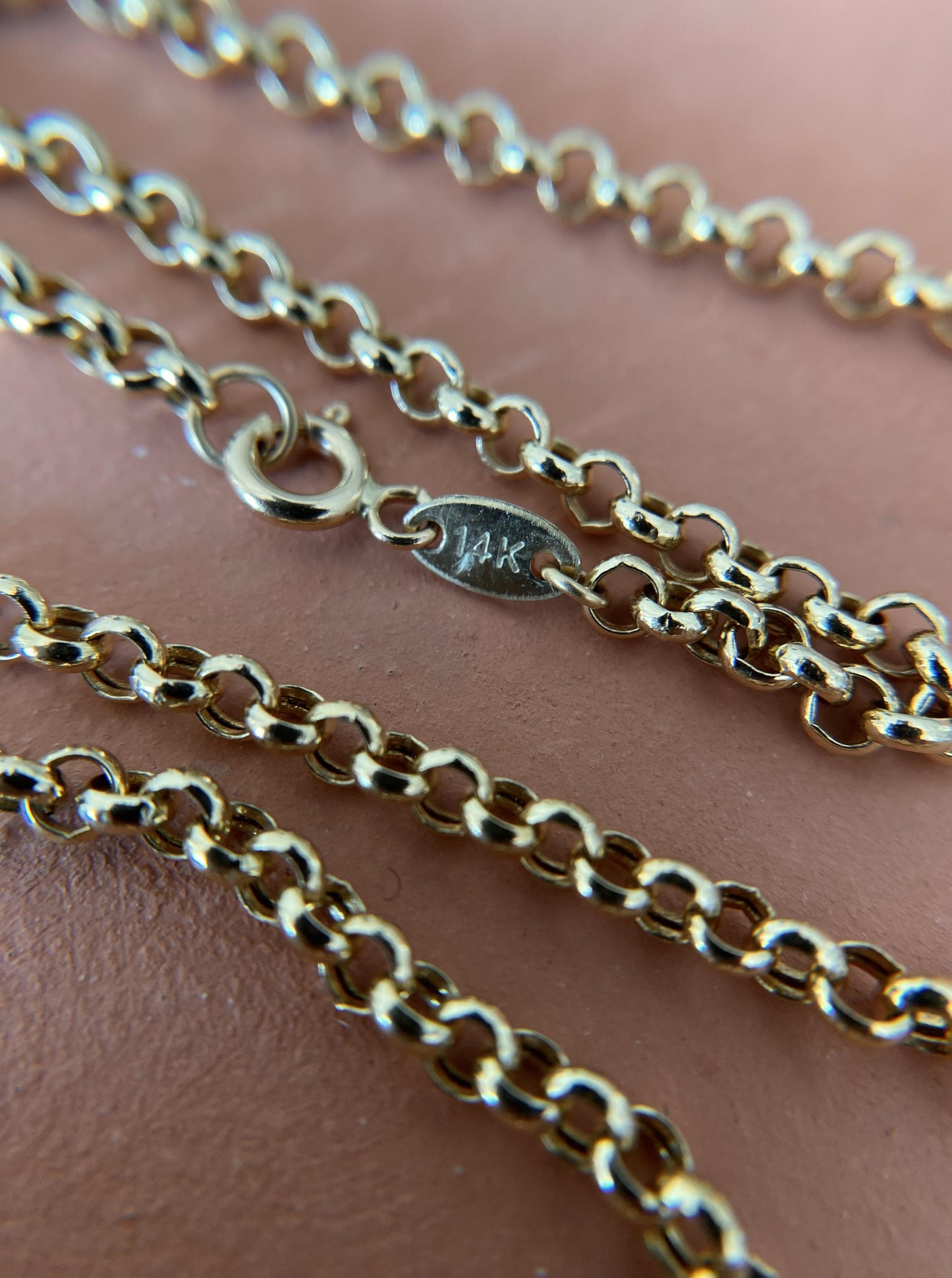 18" Dainty Round Rolo Chain