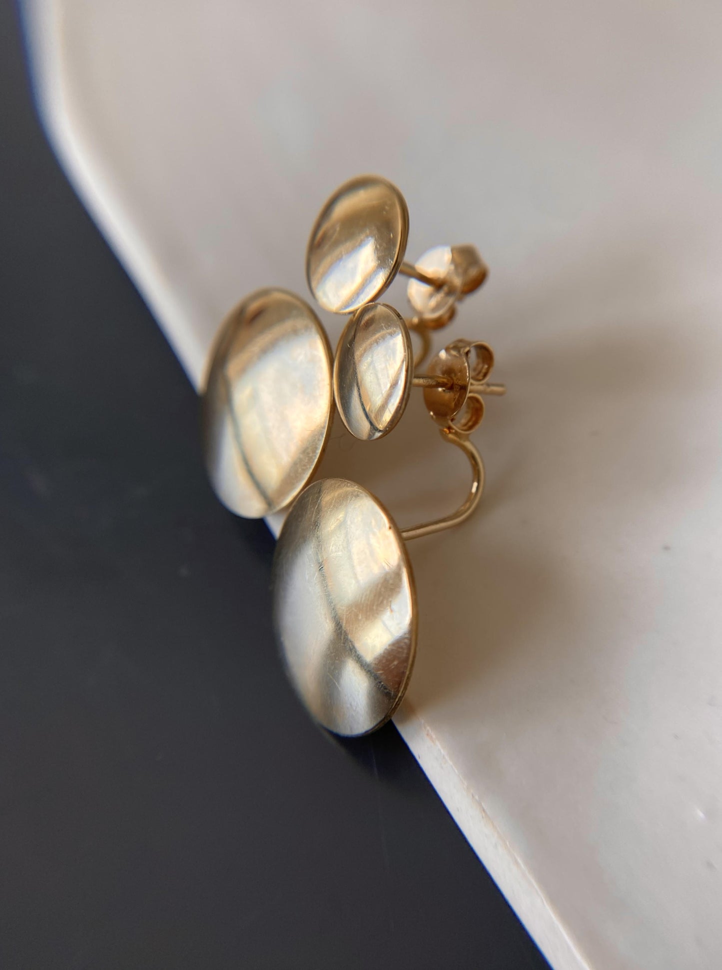 Double Disk Earrings