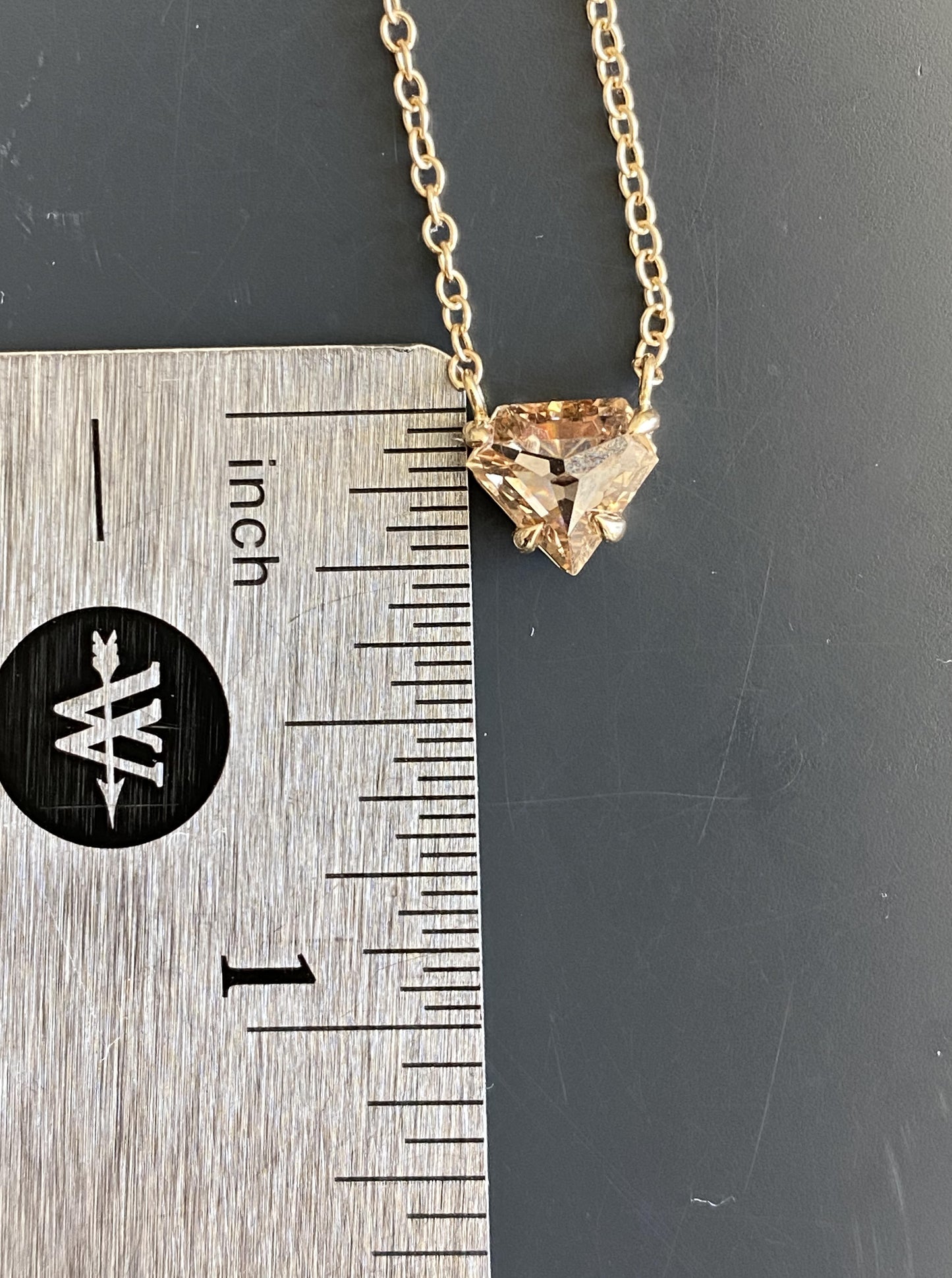 Brown Diamond Pendant Necklace