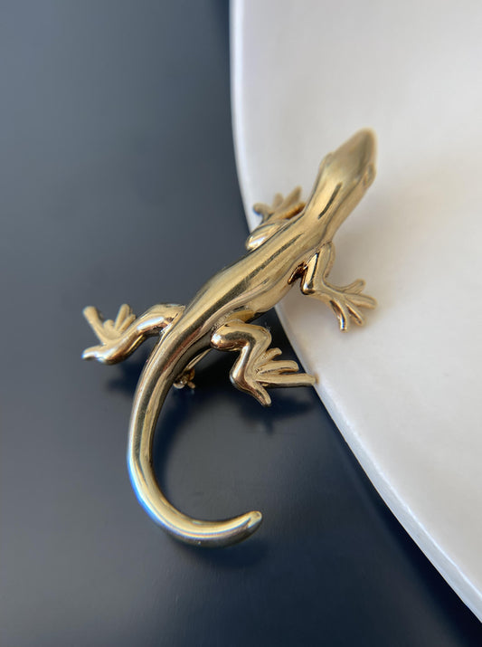 Pre-loved Lizard Brooch