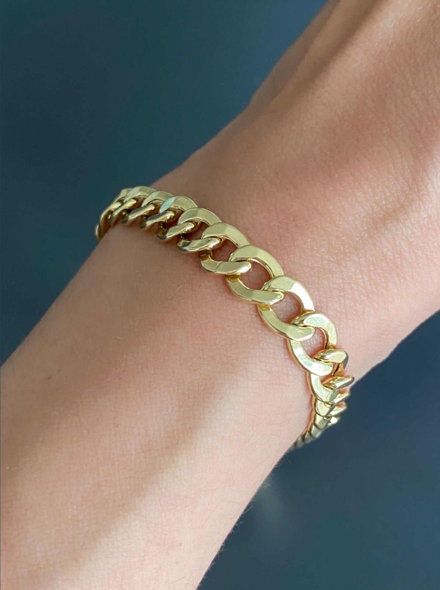 Flat Cuban Bracelet (6.3mm)