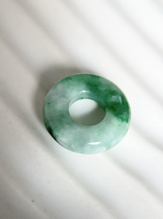 Green Jade Coin Charm