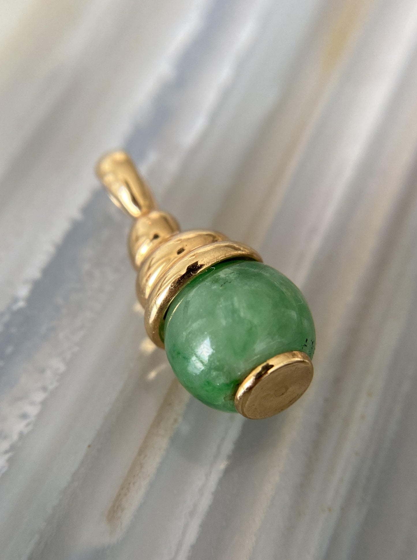 Jade Bead Charm