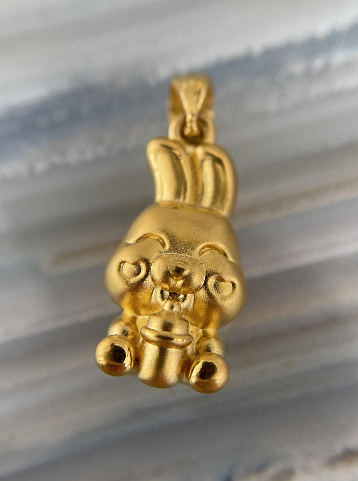24K Bunny Charm