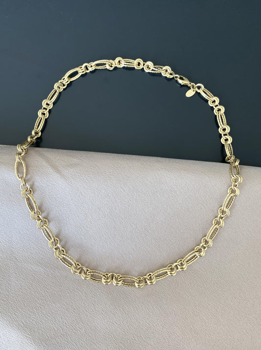 Double Round & Oval Rope Link Chain