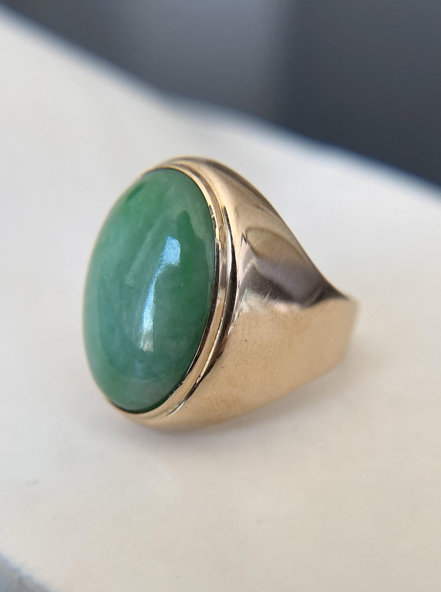 Jade Signet Ring