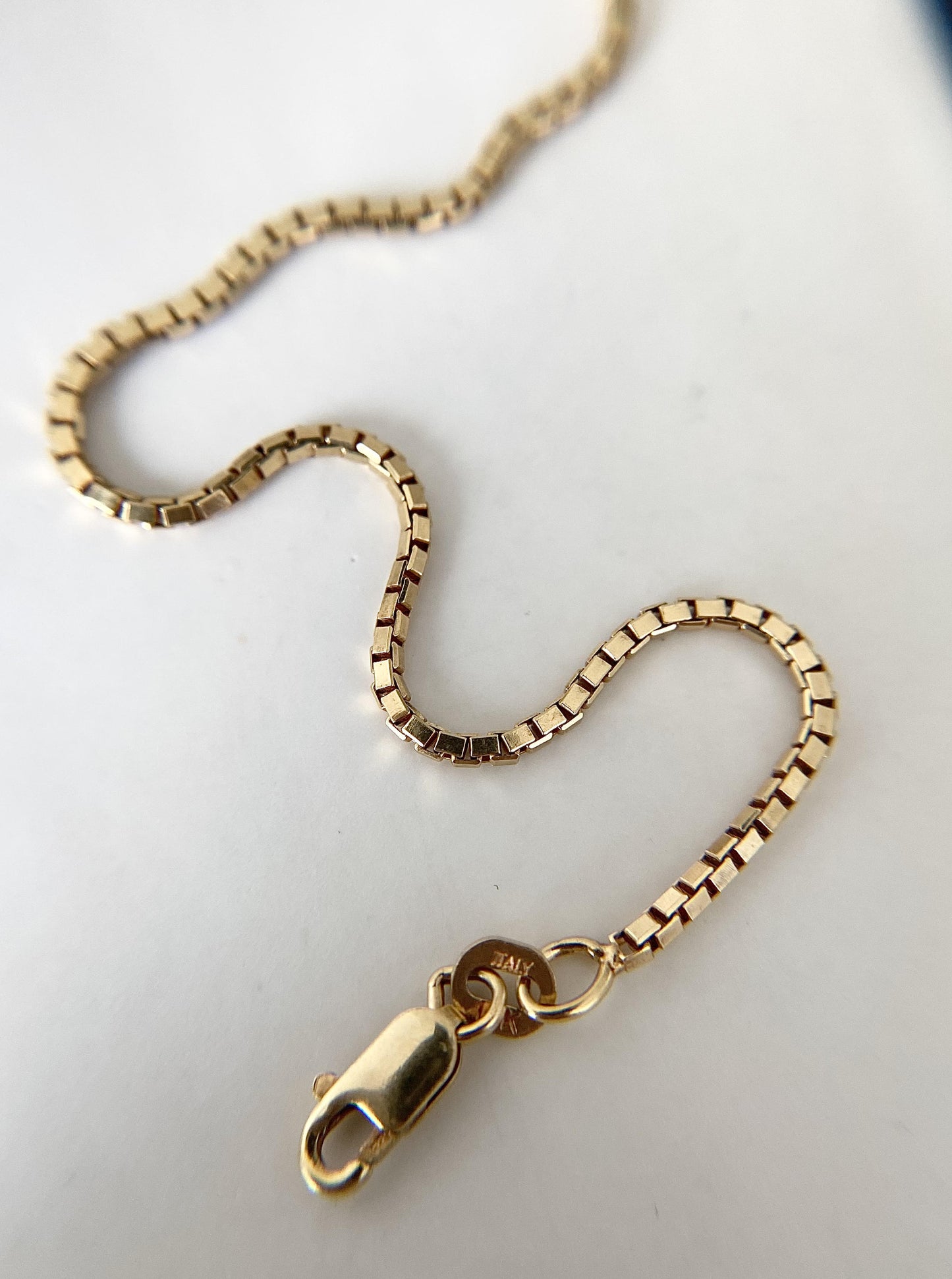 Box Chain Anklet