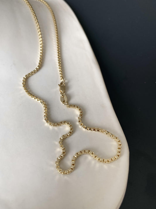 14K Box Chain