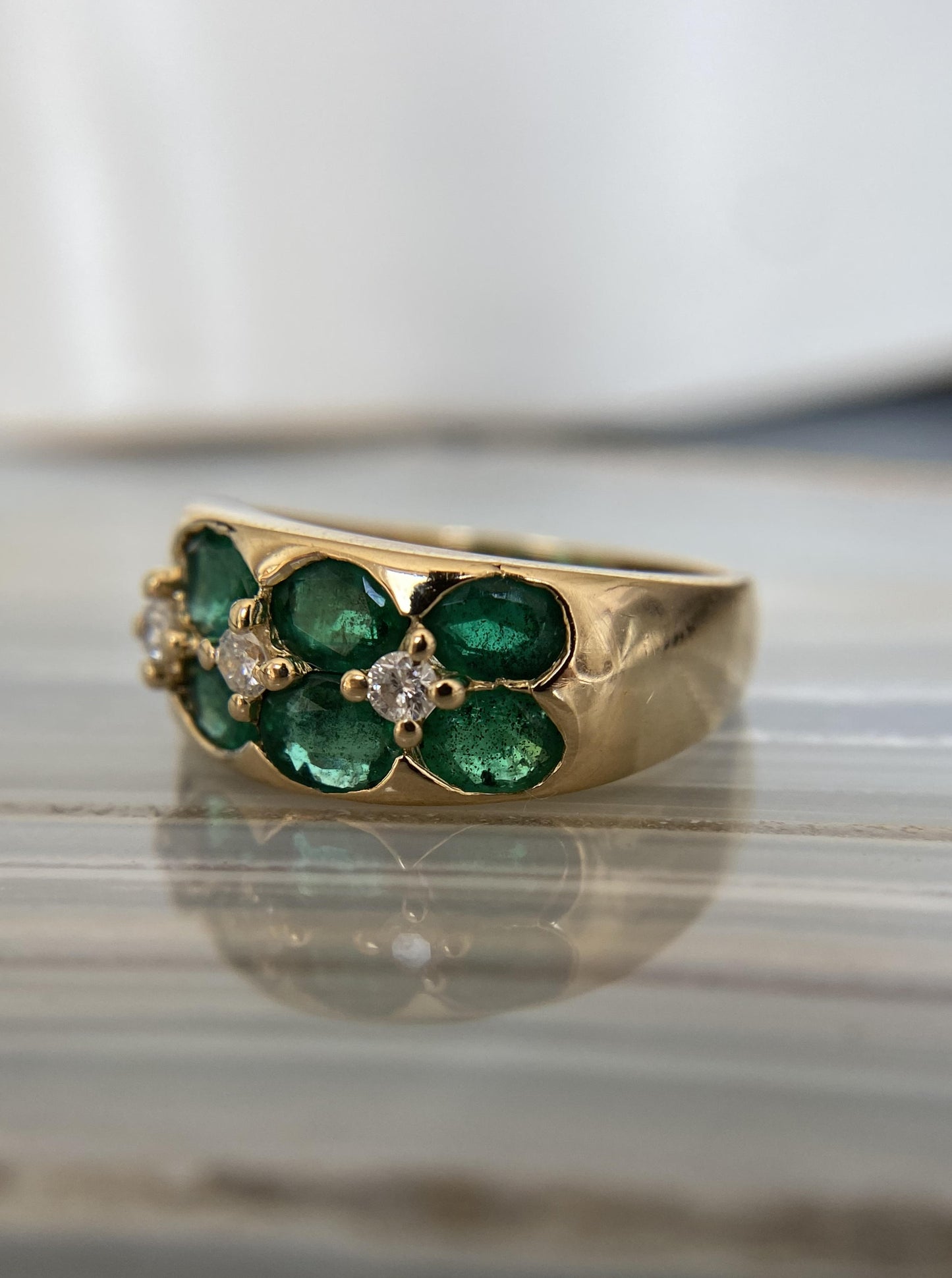 Estate Emerald Band