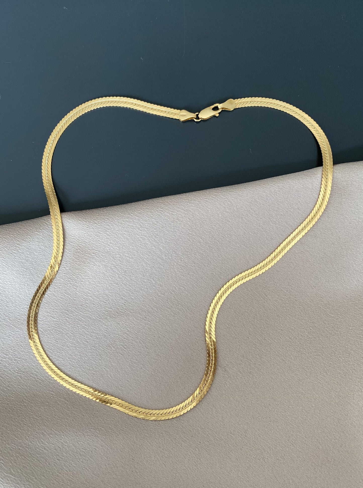 14K Flat Chain