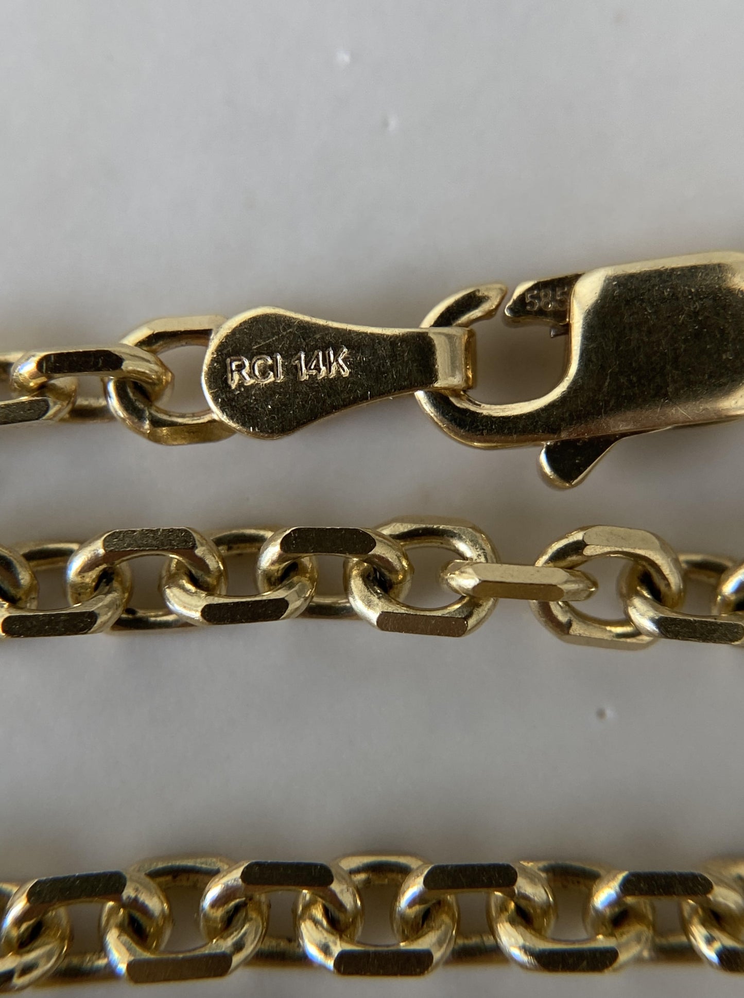 24" Solid Rolo Chain