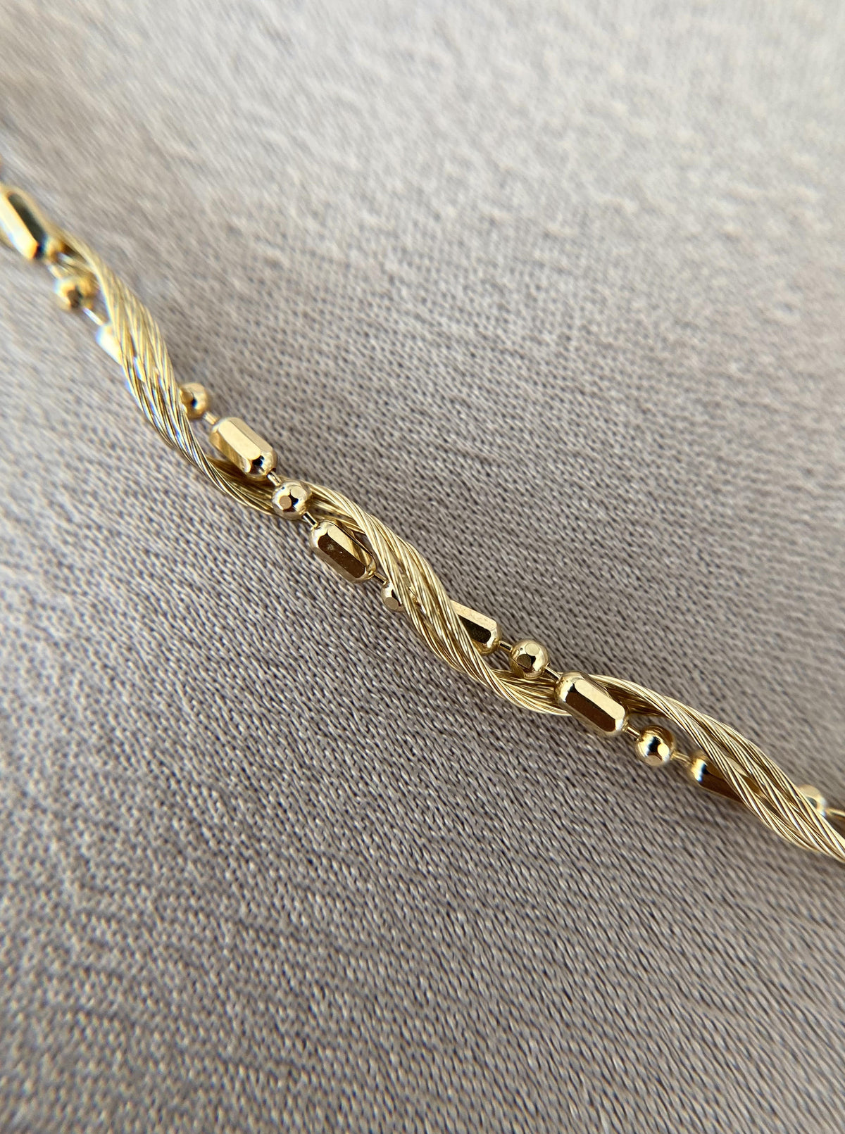 Twisted Rope Omega Necklace