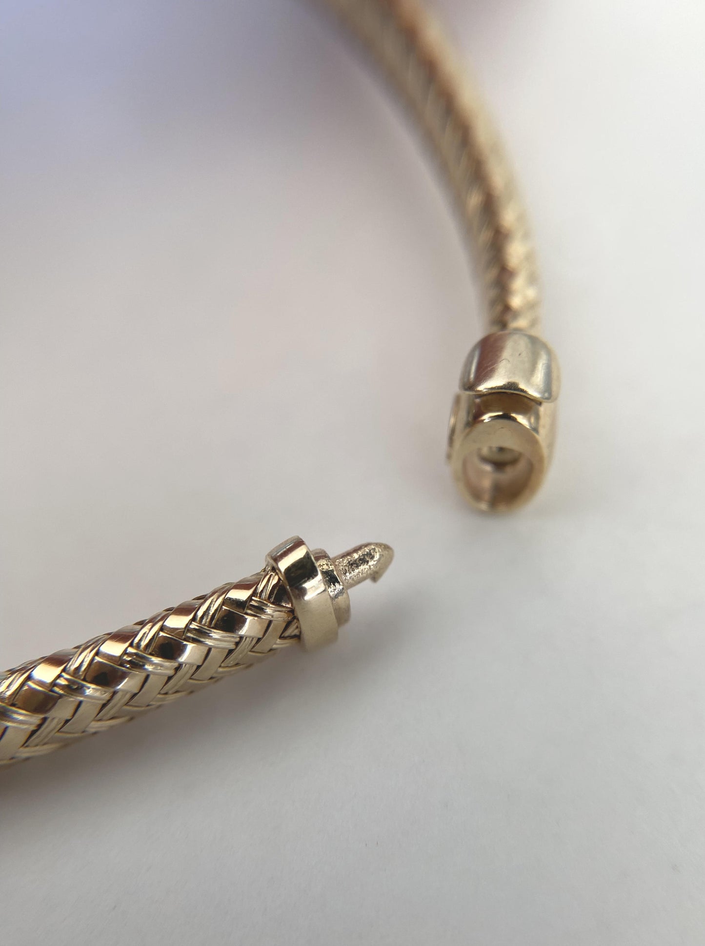 Flexible Woven Diamond Bangle