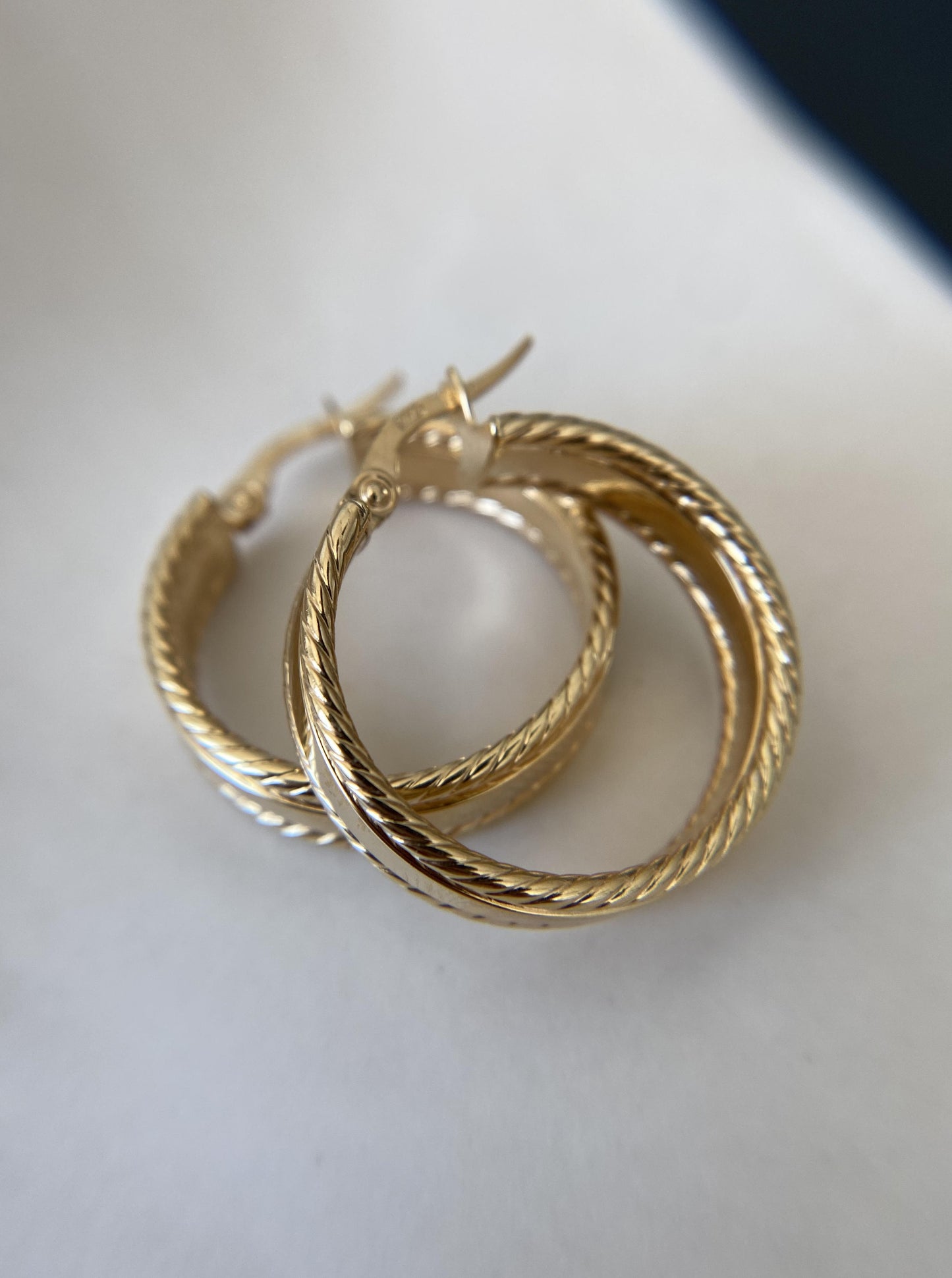 Chunky Hoops with Rope Details