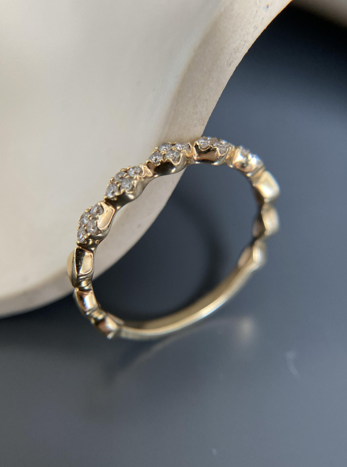 Dainty Marquise Diamond Band