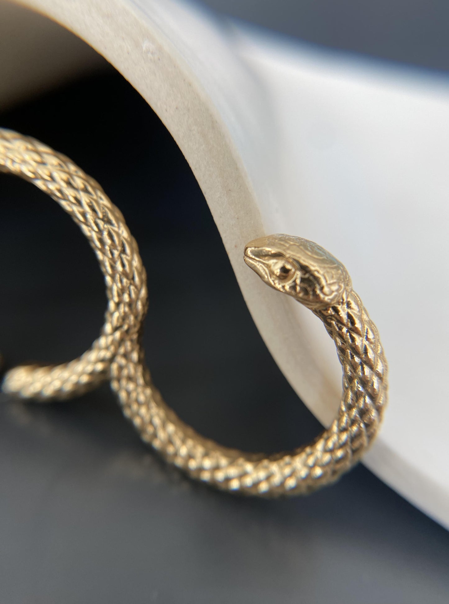 Triple Snake Ring