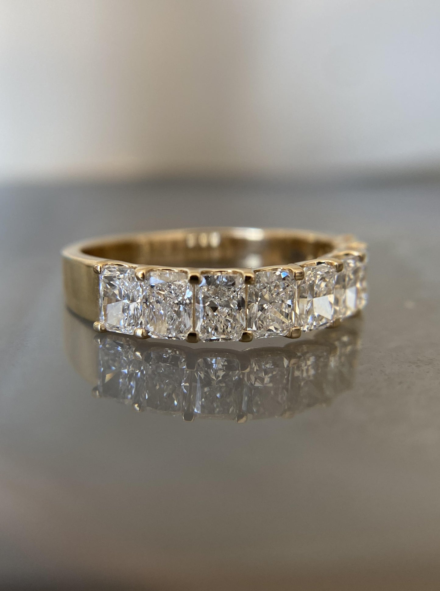 Radinat Cut Lab Diamond Band