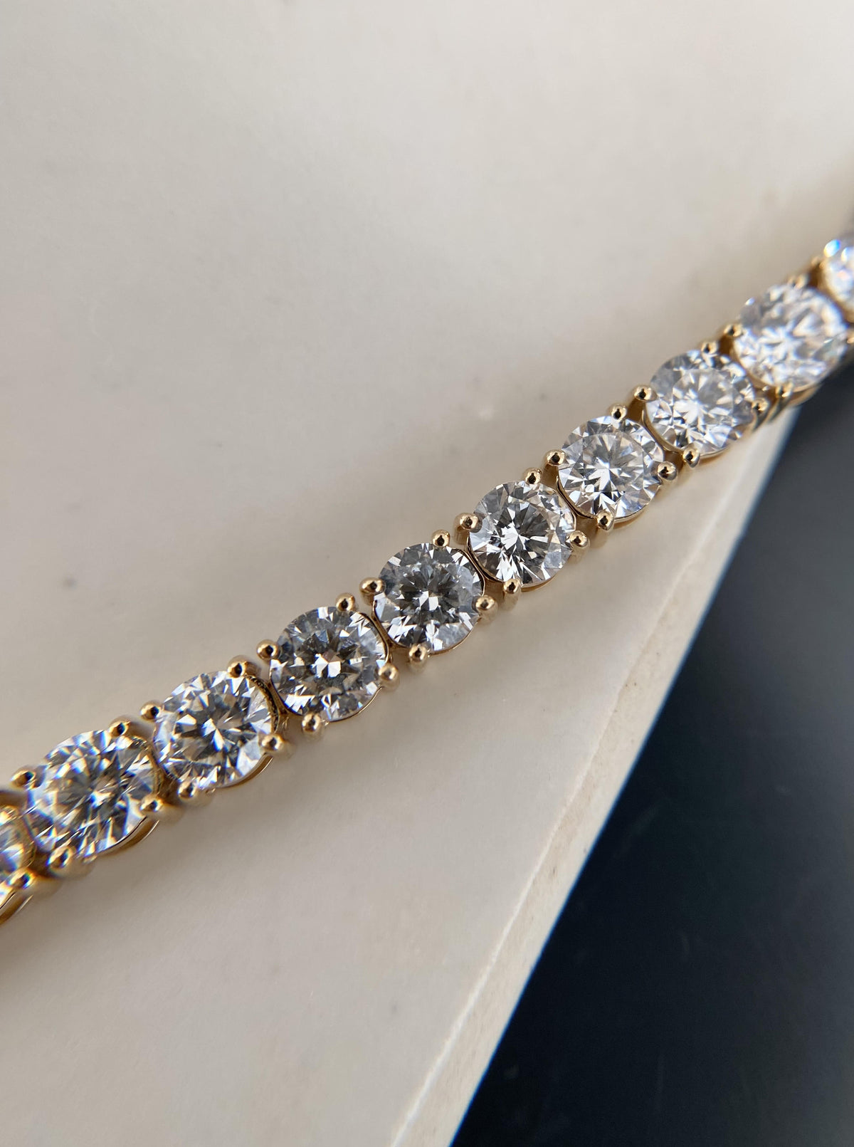 9.5 Carats Lab Diamond Bracelet