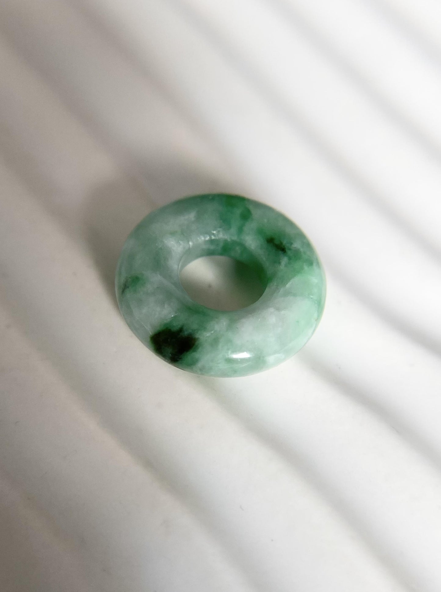 Green Jade Coin Charm
