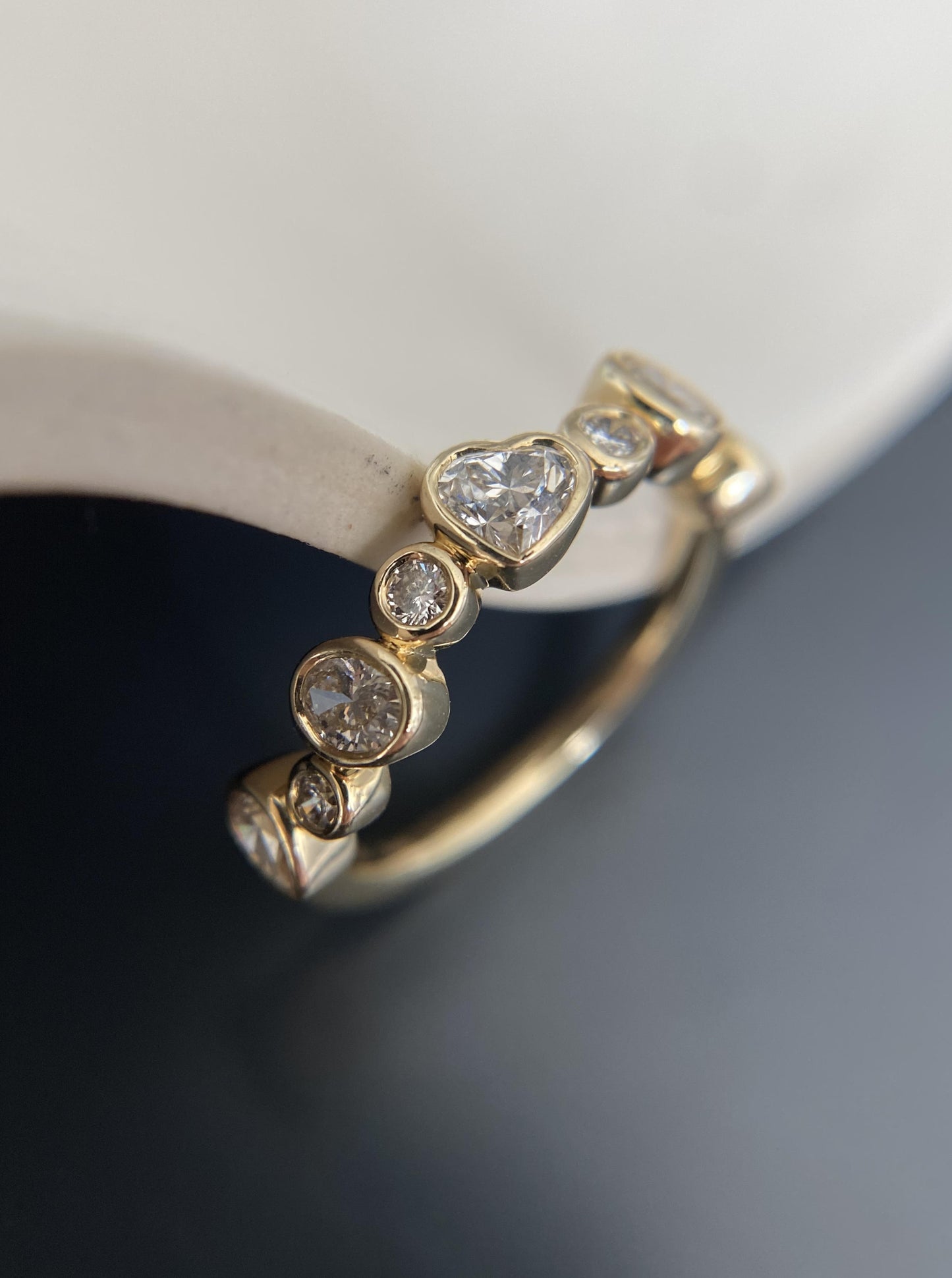 Multi Bezel Diamond Band