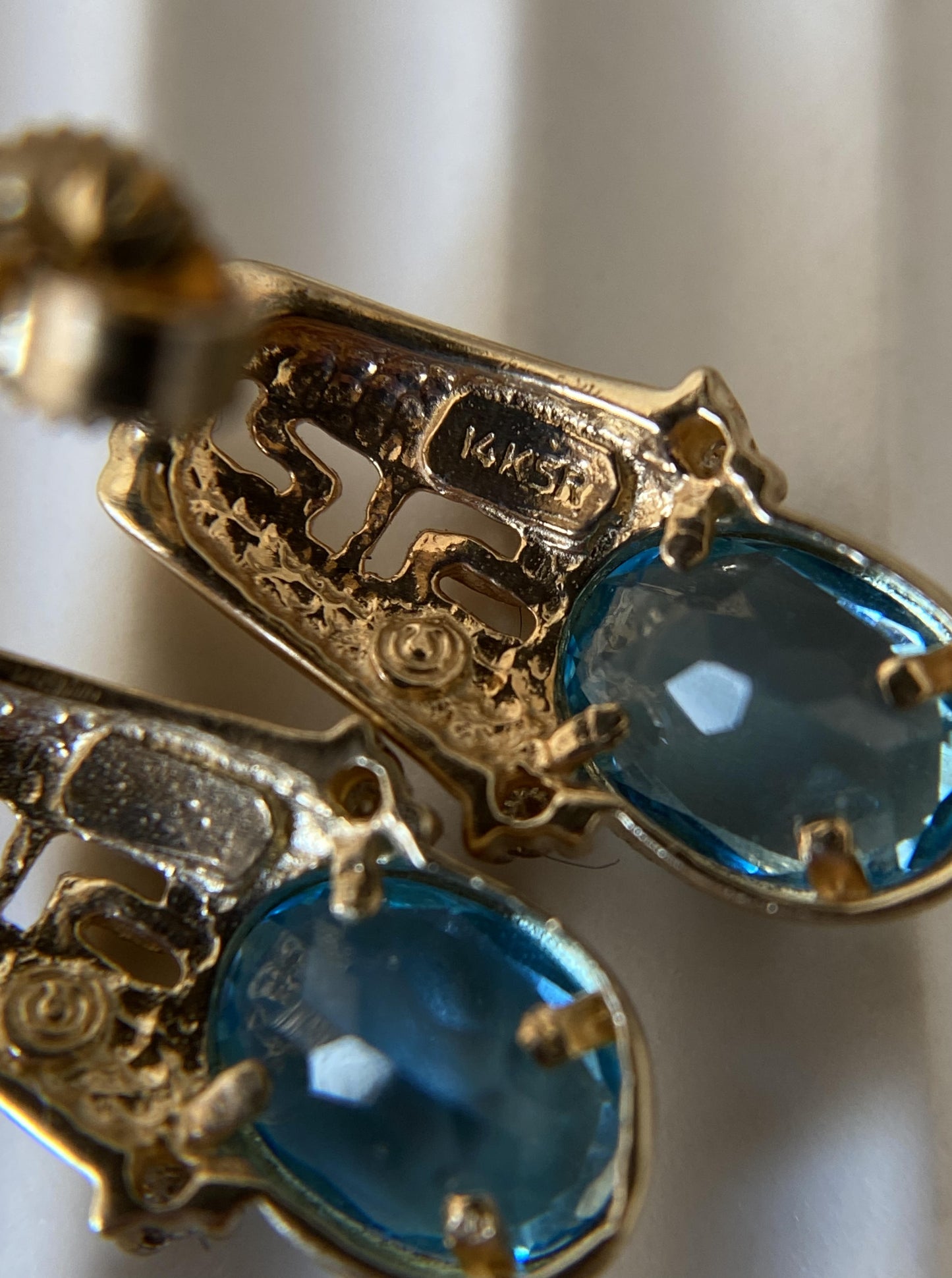 Vintage Topaz Earrings