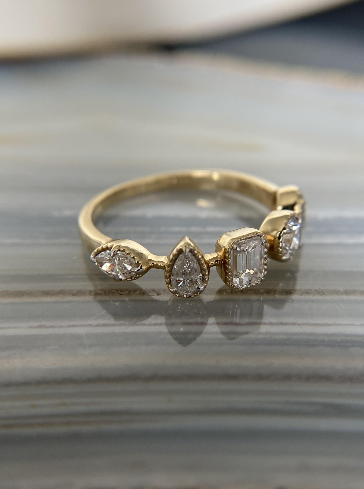 Muti Shape Diamond Ring